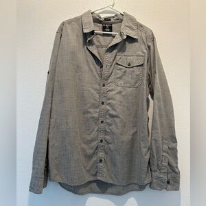 Sherpa - Men's Long Sleeve Button-Up - Large